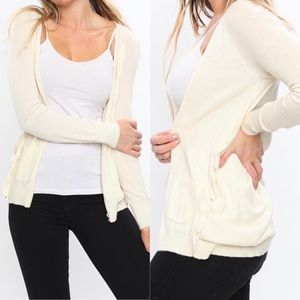 Rebecca Taylor cream cardigan